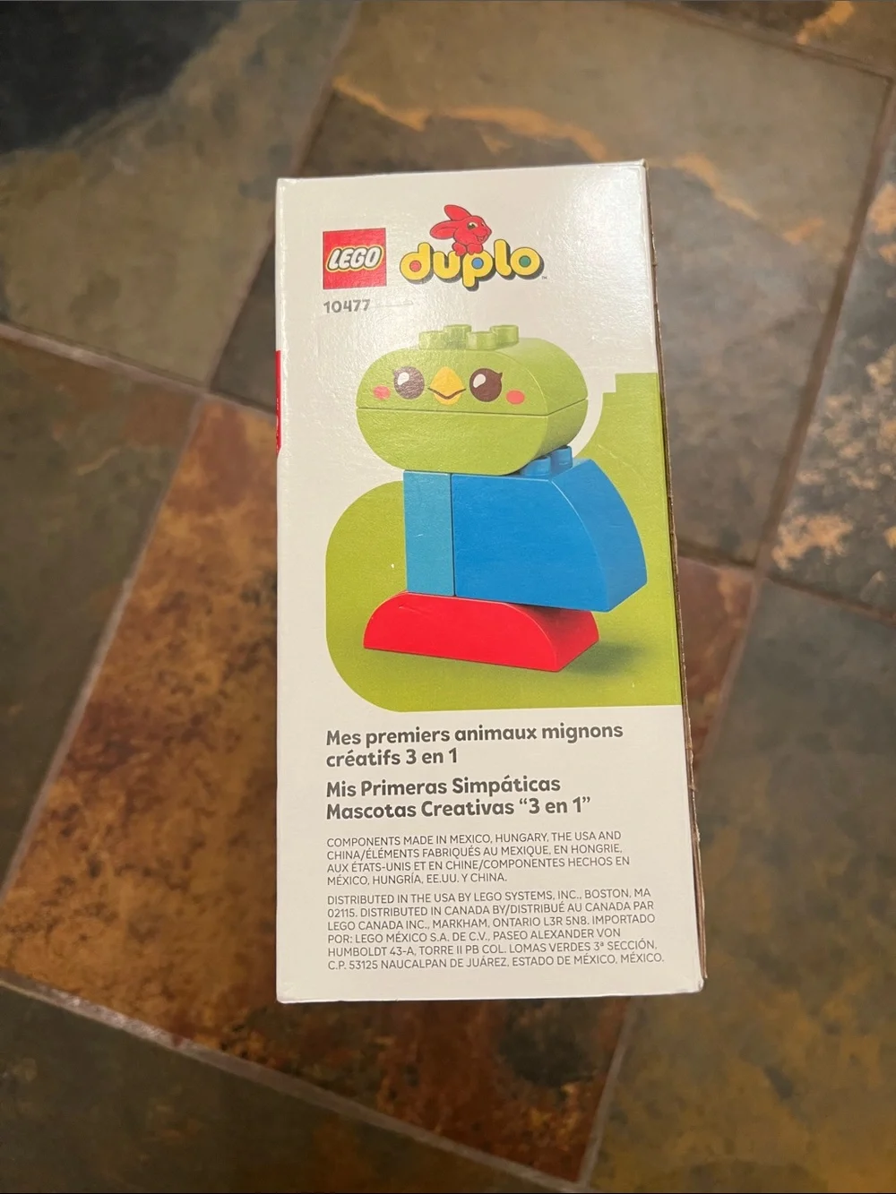 Lego Duplo 3 in 1 My First Creative Cute Pets, 10477, 24 Pieces, New